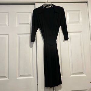 ✨MAX STUDIO Black True Wrap Dress Size Medium